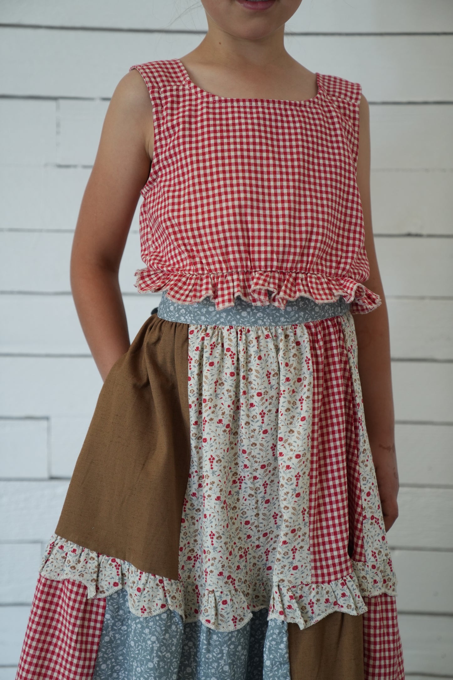 Patchwork Girls Oak Set