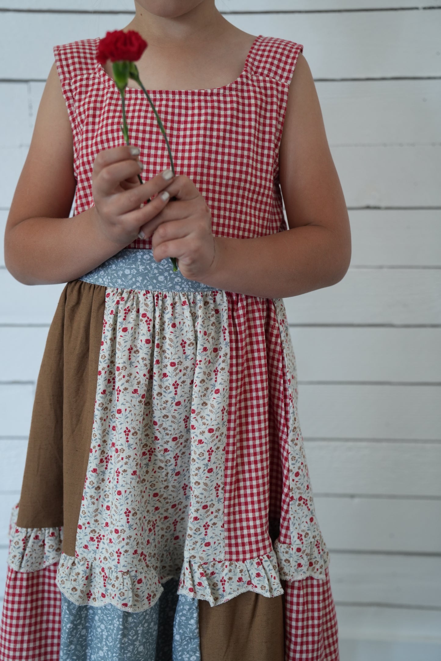 Patchwork Girls Oak Set