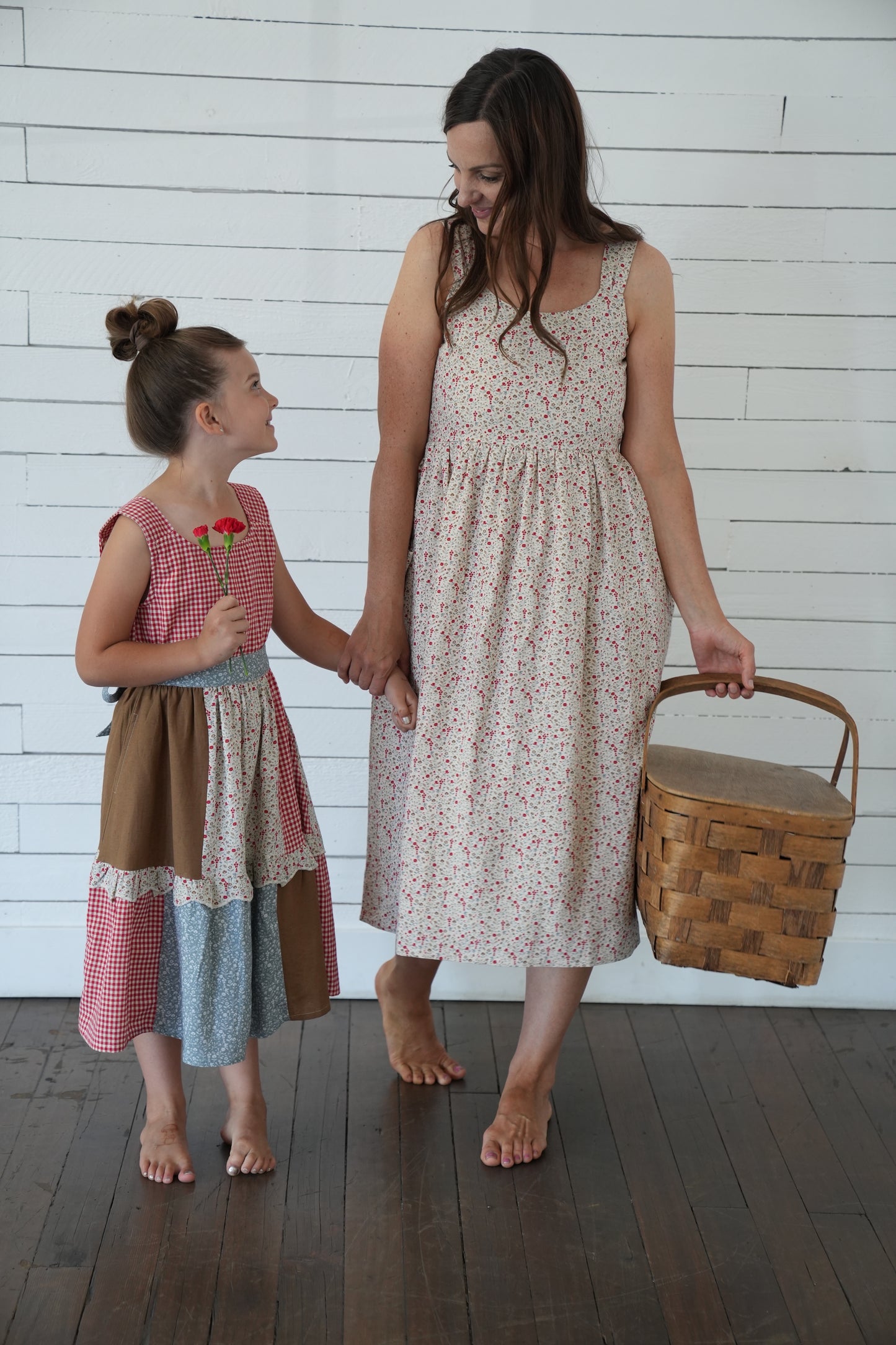 Patchwork Girls Oak Set