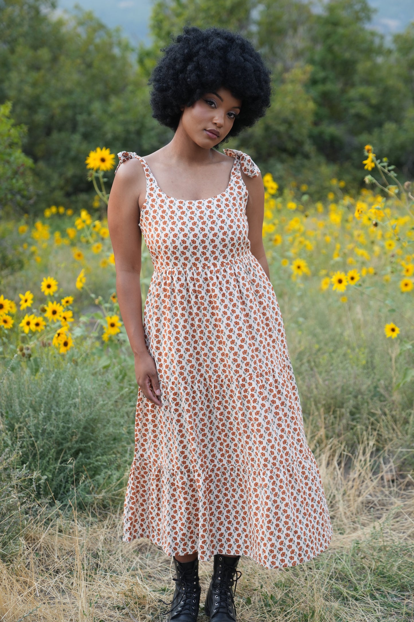 Women's Patchwork Magnolia Dress Pre-Order second round