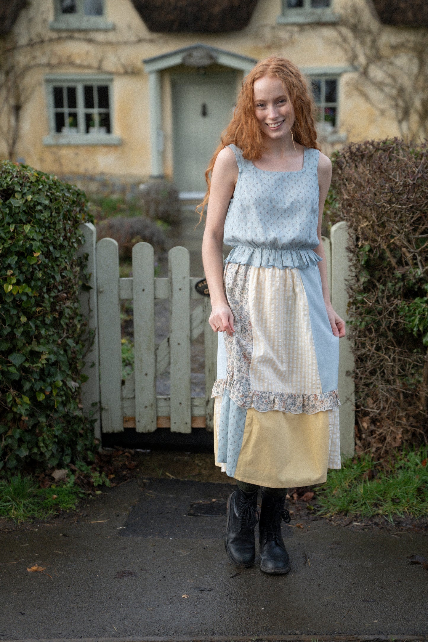 Patchwork Oak Skirt