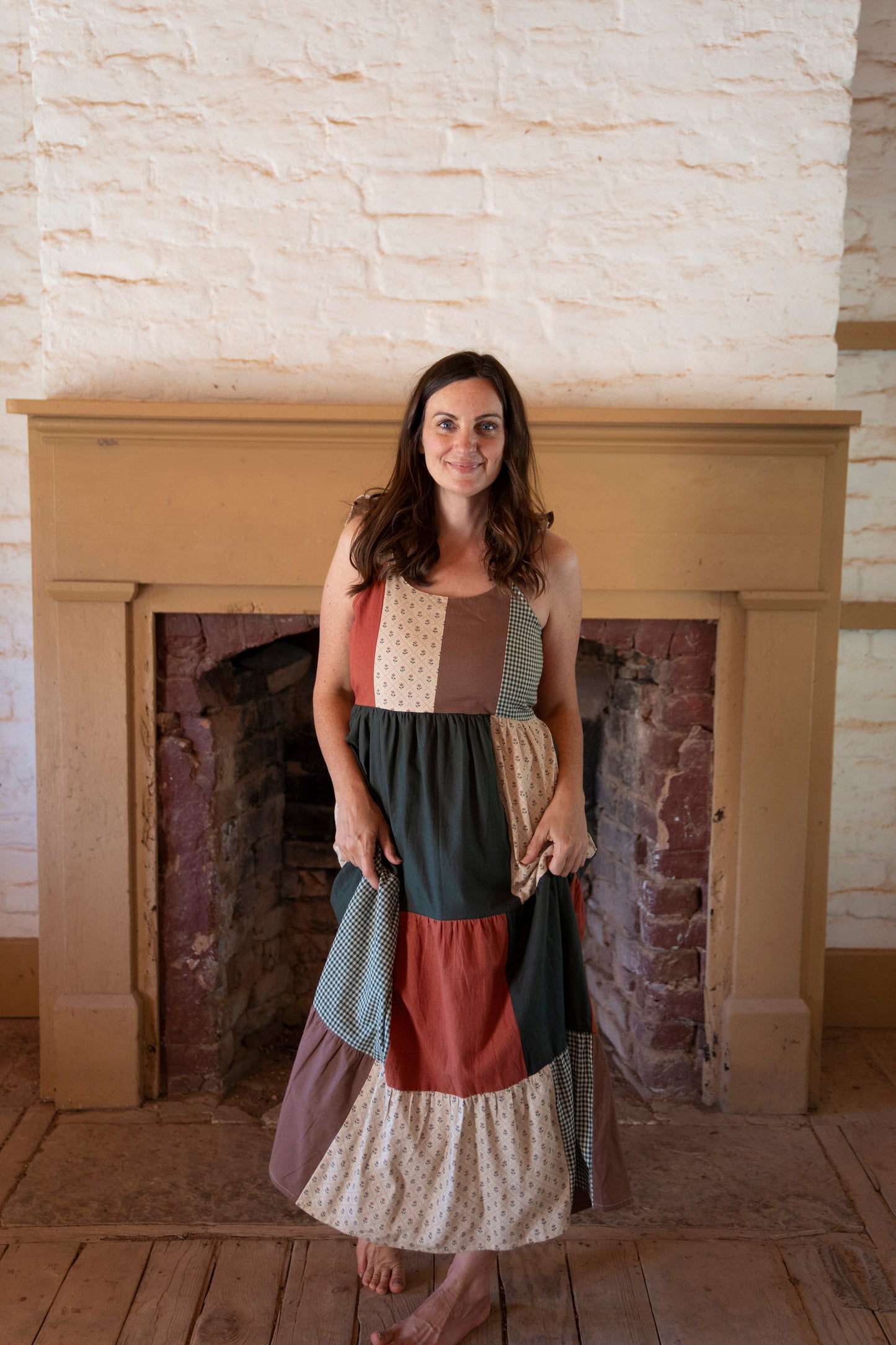 Women's Patchwork Magnolia Dress Pre-Order second round