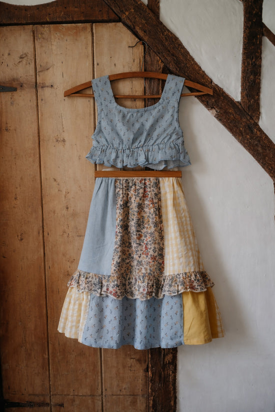 Patchwork Girls Oak Set