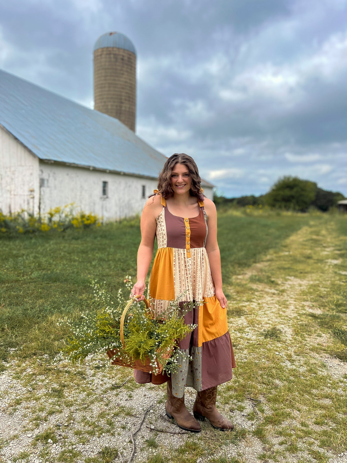 Picked Paired & Patched Magnolia Dress